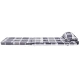  Jastuci za stolicu Adirondack 2 kom sivi karirani od tkanine | shoptok.hr