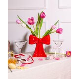 DOIY vaza mašna, crvena, 20 cm, | ePonuda.com