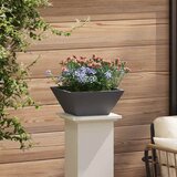  Vrtna saksija Crna 35 x 35 x 15 cm Čelična vrata | Eponuda.com