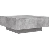  Stolić za kavu siva boja betona 80x80x31 cm konstruirano drvo | Eponuda.com