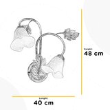  ONLI - Zidna svetiljka MARILENA 2xE14/6W/230V | Eponuda.com