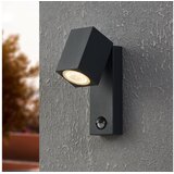 Eglo sakeda spoljna zidna lampa, led, 5w, 3000k, sa senzorom, liveni aluminijum/antracit | Eponuda.com