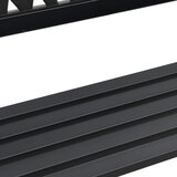  Vrtna klupa crna 120 cm čelična | shoptok.hr