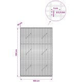  Gabion s žicom debljine 3,5 mm i mrežom 5x2,5 cm 100x10x150 cm | shoptok.hr
