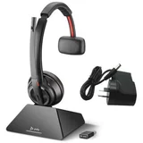 Poly Mono brezžične slušalke Plantronics Savi 8210-M UC USB-A DECT črne (209212-02) s stojalom