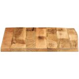 Stolna ploča 80 x 80 x 2,5 cm masivno drvo manga sa živim rubom | shoptok.hr