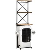 vidaXL Omarica za vino traktor bela 49x31x170 cm robusten mangov les Cene