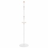  Stalak za kapute bijeli 177 cm željezo obloženo prahom | shoptok.hr