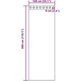 Voile zavjese s ušicama 2 kom bijele | Shoptok.si