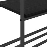  Stalak za odjeću Crni hrast 77 x 30 x 171 cm Konstruirano drvo | shoptok.hr