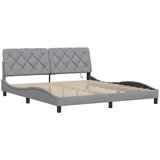 Okvir kreveta s LED-om bez madraca 180x200 cm od tkanine | shoptok.hr