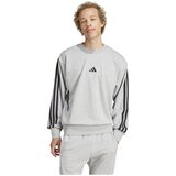 Adidas Puloverji Sweatshirt Iconic 3 Stripes gris Siva Cene