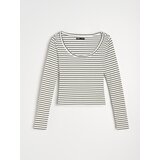 Sinsay Pamučna bluza s dugim rukavima | shoptok.hr