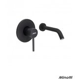 Minotti ugradna baterija za lavabo tubo dark elegance 61S02B