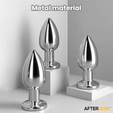 Afterdark Dimpor Metal Vibrating Anal Plug Size S | Shoptok.si