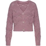 VIVANCE Pletena jopa mauve | Shoptok.si