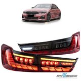  bmw 3 (G20, G80) sedan 2018- dinamieke led crveno crne štop lampe oled style set 4KOM Cene