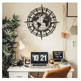 WALLXPERT Zidna dekoracija Mapa svijeta - APT425MS, 49x49 cm, 1,5 mm, Crna | Eponuda.ba