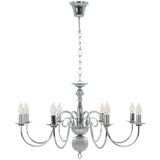  Luster srebrni 8 x žarulja E14 | shoptok.hr