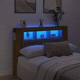  LED uzglavlje boja hrasta artisan 140x18,5x103,5 cm drveni | shoptok.hr