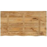 Stolna Mizna plošča 110x60x3,8cm naraven rob trden robusten mangov les | Shoptok.si