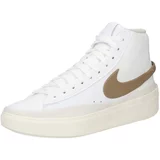 Nike Sportswear Visoke tenisice 'BLAZER PHANTOM' smeđa / bijela