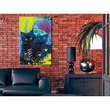 Slika za samostalno slikanje - Cyber-Kitten 40x60 | shoptok.hr