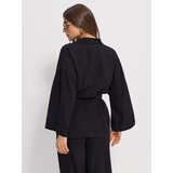 Sinsay Pamučni kimono s tkanim pojasom | shoptok.hr