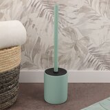 Tendance četka za wc Taormina s gumiranim efektom, kamenina svijetlo zelena | shoptok.hr