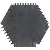 Slikarski čelični češalj 06 B (šestougaona špahtla)
