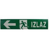  Nalepnica za panik lampu - izlaz levo 221x47mm | ePonuda.com