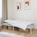 Metalni Kovinski posteljni okvir bel 90x190 cm Cene