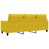  Trosjed žuti 180 cm baršunasti Žuta | shoptok.hr