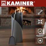 Kaminer Loft set pribora za kamin sa stalkom, 4 dijela | shoptok.hr
