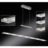 Fischer & Honsel Kovinska LED zatemnitvena viseča svetilka v srebrni barvi Largo – | Shoptok.si