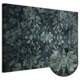  Slika - Oriental Pattern Carpet: Emerald Ornaments and Worn Patterns 120x80 Premium Print | shoptok.hr