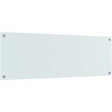  Kuhinjski zid Bijelo 120 x 40 cm Staklo otporno na udarce | Shoptok.si