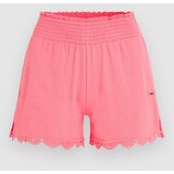 O'neill Essentials Ava Smocked Kratke hlace perfectly pink | Shoptok.si