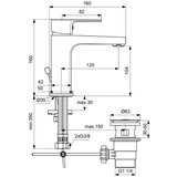 Ideal Standard BC224AA esla armatura za umivalnik | Shoptok.si