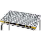 eurokraft pro Nedrseče montažne stopnice, pohodna površina 550 x 300 mm, 1 stopnica, ŠxG 590 x 370 mm | Shoptok.si