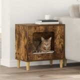  Mačja Kuća Dimljeni hrast 51 x 30 x 52 cm Konstruirano drvo | shoptok.hr