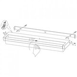 Rabalux Cedric nadgradne lampe, hrom, LED 8W | ePonuda.com