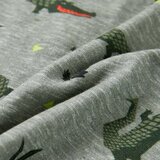  Dječja majica kratkih rukava svijetla kaki prošarana 116 | shoptok.hr