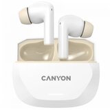 Canyon headset hexagon 7 tws anc+enc wireless charge white beige | ePonuda.com