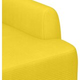  Ljubavni kauč s gumbima Svijetlo žuta 116 x 67 x 81 cm | Eponuda.com