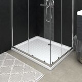 vidaXL Tuš kad s pikami bela 80x100x4 cm ABS Cene