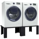  Pedestal za perilicu rublja 2 pcs Crna 64 x 55 x 32.5 cm Čelik | shoptok.hr