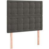  Box spring postelja z vzmetnico LED temno siva 80x200 cm žamet, (20789756) | Shoptok.si