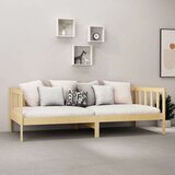  Dnevna postelja z vzmetnico 90x200 cm trdna borovina, (20647191) | Shoptok.si
