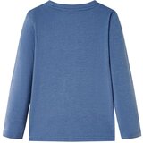  Dječja majica s dugim rukavima plava prošarana 140 | shoptok.hr